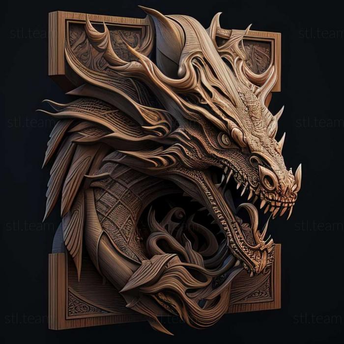 3D model Dragon Raja 2020 game (STL)